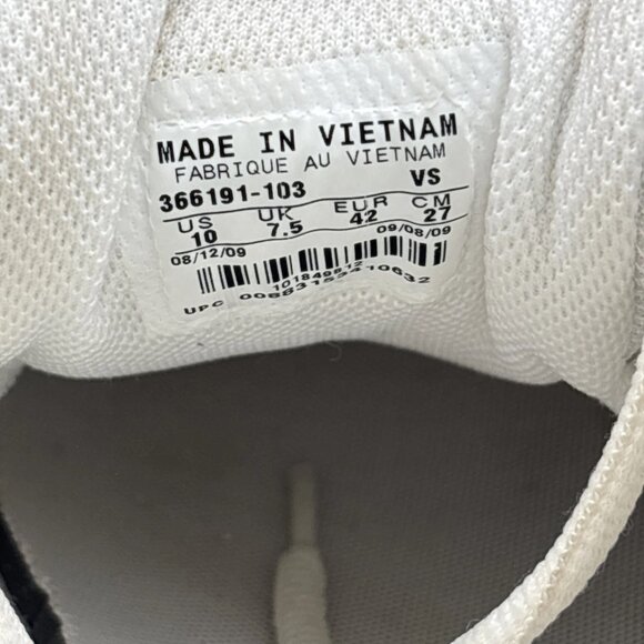 Nike Dance Athletic Shoes Leather Womens Size 10 White Silver 366191-103 - Picture 16 of 16